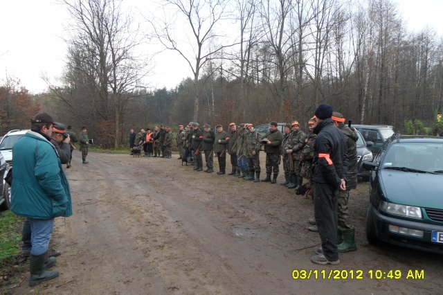 Polowanie Hubertowskie 3.11.2012 obw 277